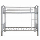 Cayelynn Twin/Twin Bunk Bed, Silver Finish Acme