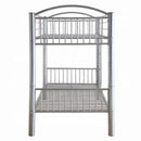 Cayelynn Twin/Twin Bunk Bed, Silver Finish Acme