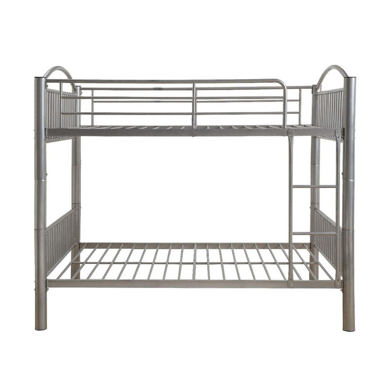 Cayelynn Full/Full Bunk Bed, Silver Finish Acme