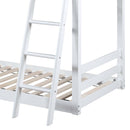 Solenne Twin/Twin Bunk Bed, White & Pink Finish Acme