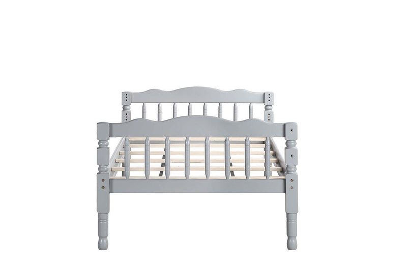 Homestead Twin/Twin Bunk Bed, Gray Finish Acme