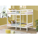 Esin Twin/Twin Bunk Bed, White Finish Acme