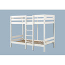 Esin Twin/Twin Bunk Bed, White Finish Acme