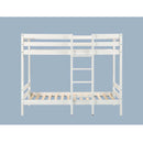 Esin Twin/Twin Bunk Bed, White Finish Acme