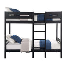 Ekko Twin/Twin Bunk Bed, Black Finish Acme