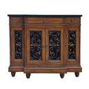 Vidi Console Cabinet, Oak Finish Acme