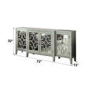 Kacia Console Cabinet, Antique Gray Finish Acme