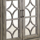 Velika Console Cabinet, Weathered Gray Finish Acme
