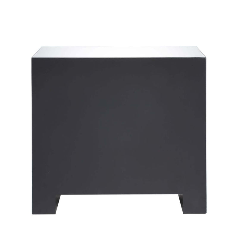 Sonia Console Cabinet, Mirrored & Faux Agate Acme