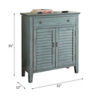 Winchell Console Cabinet, Antique Blue Finish Acme