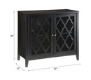 Ceara Console Cabinet, Black Finish Acme