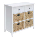 Flavius Console Cabinet, White Finish Acme