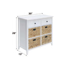 Flavius Console Cabinet, White Finish Acme