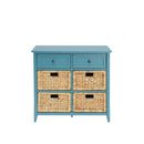 Flavius Console Cabinet, Teal Finish Acme
