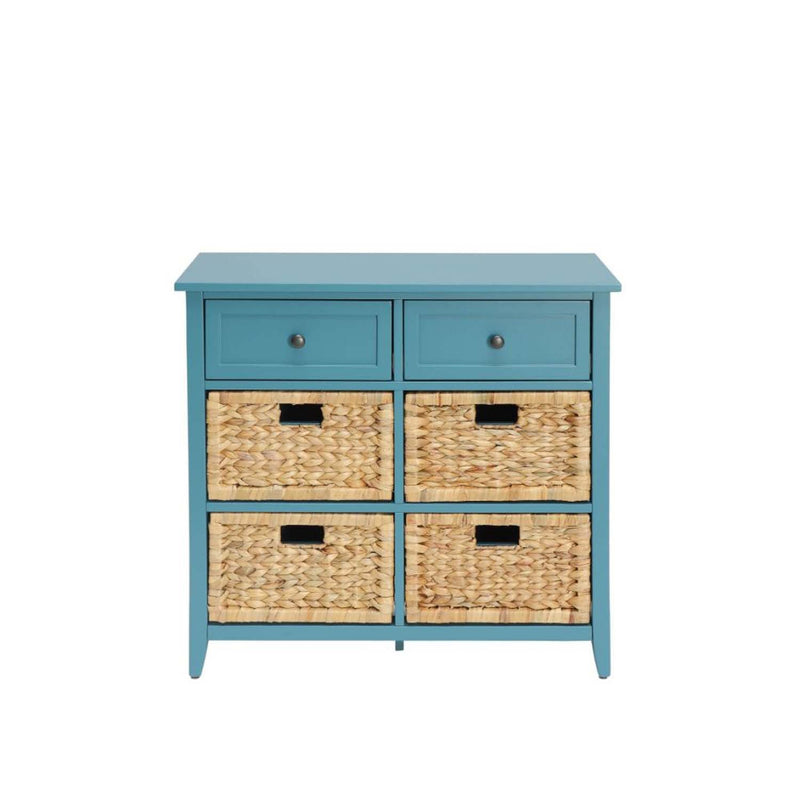 Flavius Console Cabinet, Teal Finish Acme