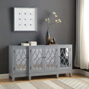Magdi Console Cabinet, Antique Gray Finish Acme