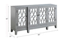 Magdi Console Cabinet, Antique Gray Finish Acme
