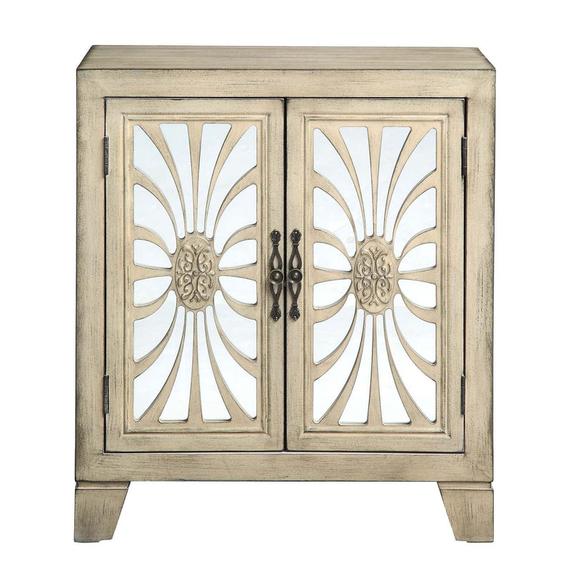 Nalani Console Cabinet, Antique White Finish Acme