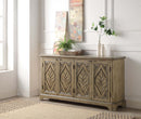Orana Console Cabinet, Oak Finish Acme