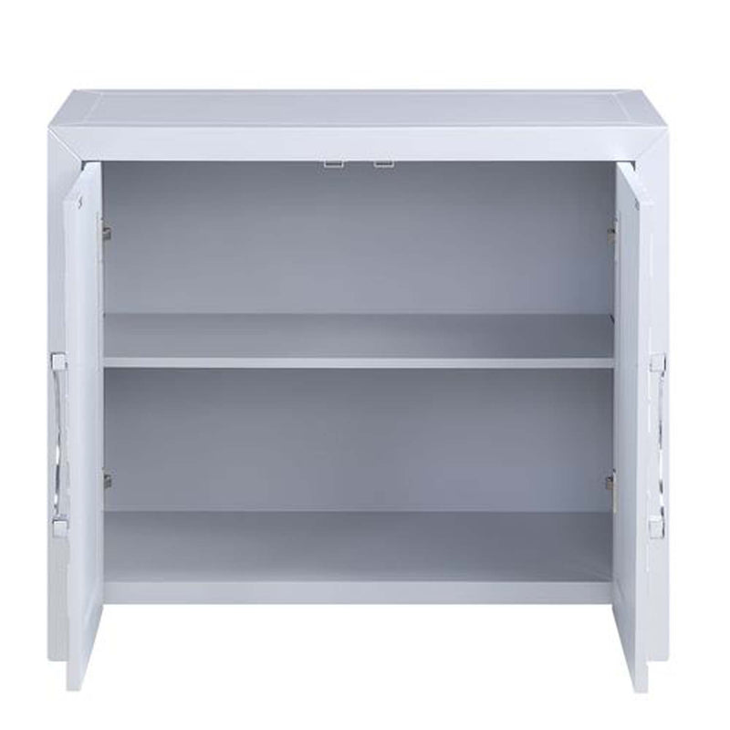 Cicero Console Cabinet, Platinum Finish Acme
