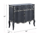 Deianira Console Cabinet, Antique Gray Finish Acme
