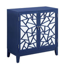 Einstein Console Cabinet, Blue Finish Acme