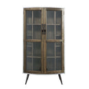 Brancaster Cabinet, Oak Finish & Aluminum Acme
