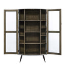 Brancaster Cabinet, Oak Finish & Aluminum Acme