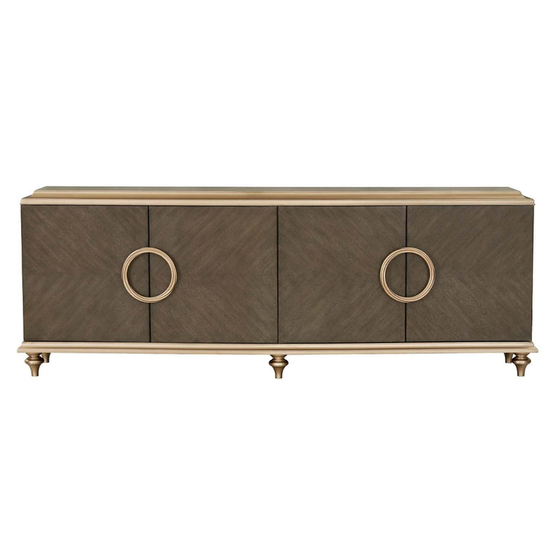 Ashtin Console Cabinet, Brown Finish Acme