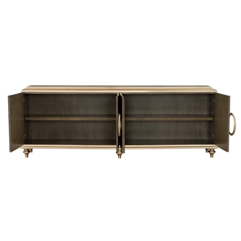 Ashtin Console Cabinet, Brown Finish Acme