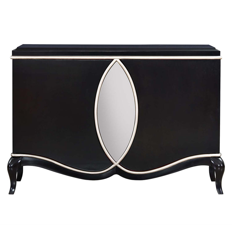 Ashor Console Cabinet, Black Finish Acme