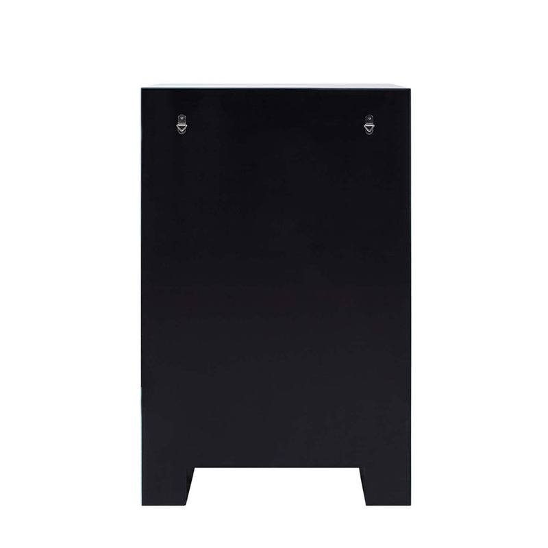 Noralie Console Cabinet, Mirrored & Faux Diamonds Acme