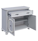Enyin Cabinet, Gray Finish Acme
