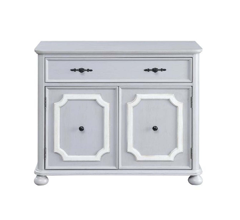Enyin Cabinet, Gray Finish Acme