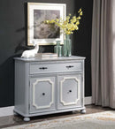 Enyin Cabinet, Gray Finish Acme