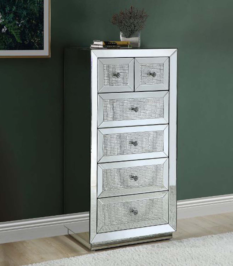 Ornat Cabinet, Faux Square Diamonds Acme