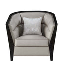 Zemocryss Chair w/Pillow, Beige Fabric Acme