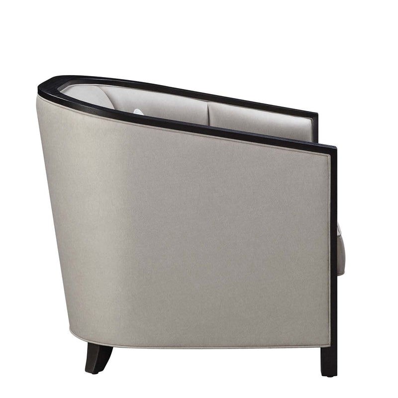 Zemocryss Chair w/Pillow, Beige Fabric Acme