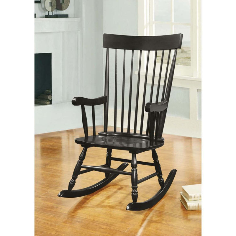 Arlo Rocking Chair, Black Finish Acme