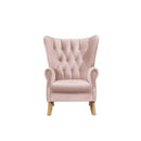 Adonis Accent Chair, Blush Pink Velvet Acme