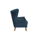 Adonis Accent Chair, Azure Blue Velvet Acme