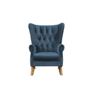 Adonis Accent Chair, Azure Blue Velvet Acme