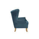 Adonis Accent Chair, Azure Blue Velvet Acme