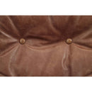 Gandy Chair & Ottoman, Retro Brown Top Grain Leather Acme
