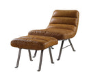 Bison Accent Chair, Toffee Top Grain Leather Acme