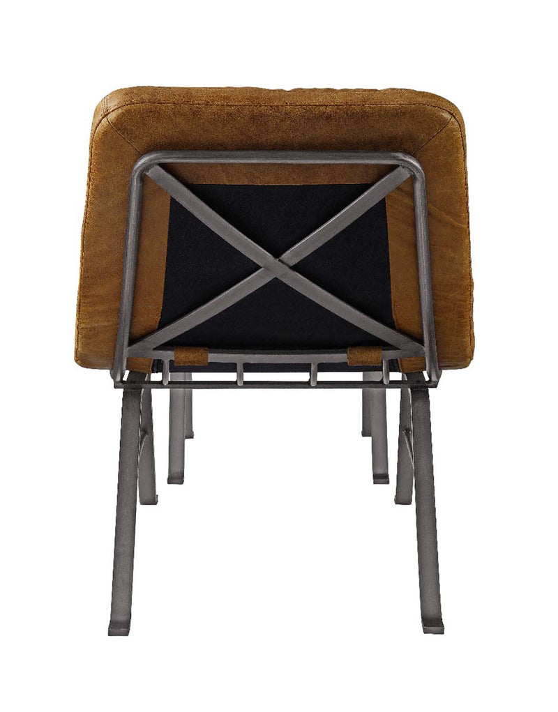 Bison Accent Chair, Toffee Top Grain Leather Acme