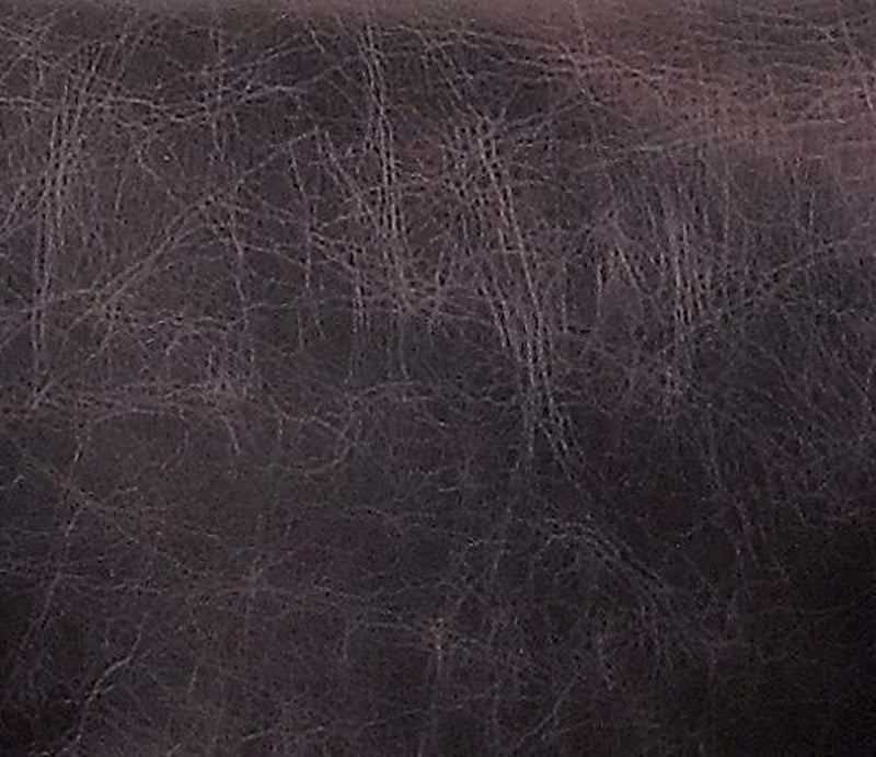 Sagat Accent Chair, Antique Ebony Top Grain Leather & Rustic Oak Finish Acme