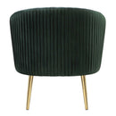 Sigurd Accent Chair, Velvet & Gold Finish Acme