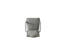 House Marchese Arm Chair 2Pc, Two Tone Gray Fabric & Pearl Gray Finish Acme