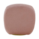 Yedaid Accent Chair w/Swivel, Pink Teddy Sherpa Acme
